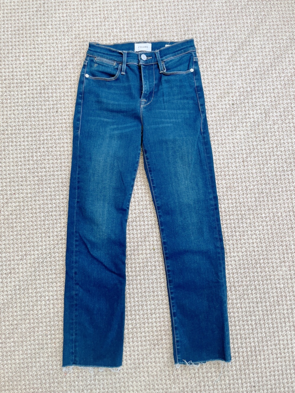 Frame Denim Le High Straight Jeans with stretch womens 26